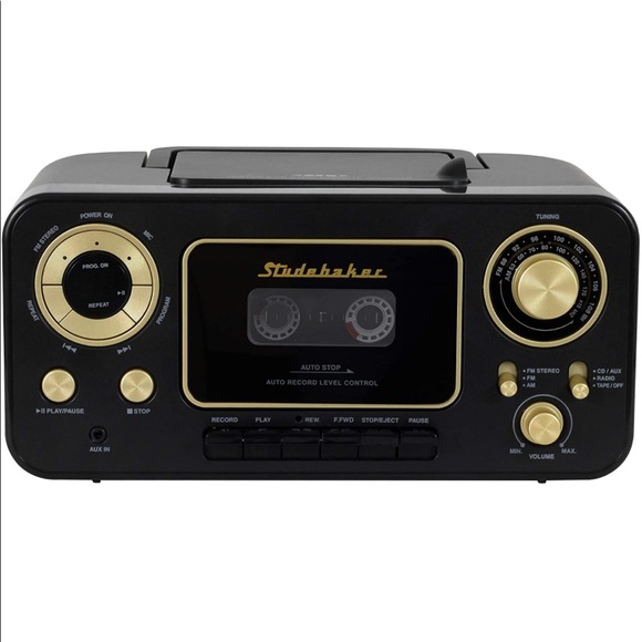 Studehaker SB2135BG Portable Stereo CD Boombox - Picture 3 of 6